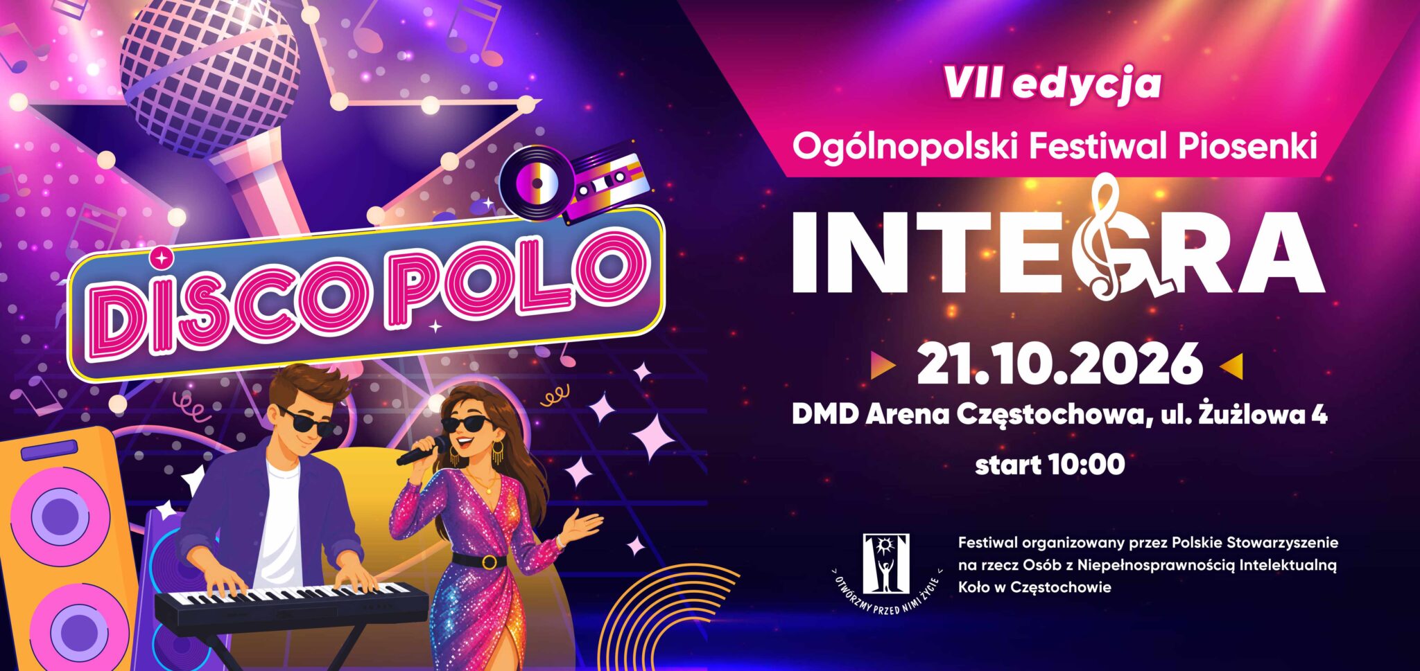 VII Ogólnopolski Festiwal Piosenki Integracyjnej już 21 października!